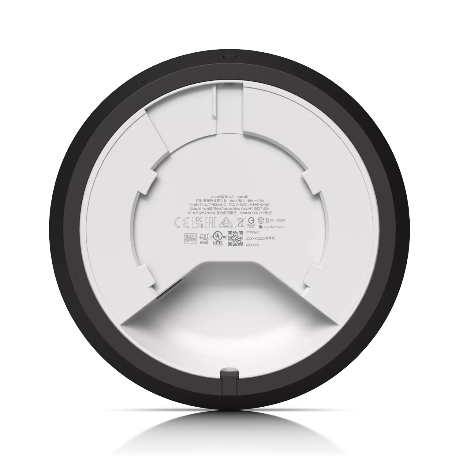 Ubiquiti UniFi U6+, U6 Lite and nanoHD Single AP Cover | nHD-cover-Black - view 3