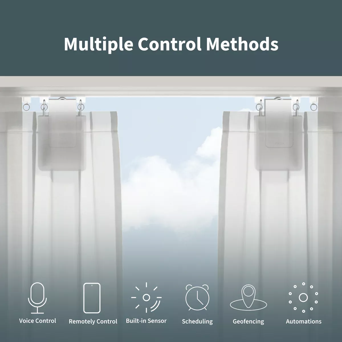 Aqara E1 Smart Curtain Driver Track Version |CM-M01-TRACK - view 3