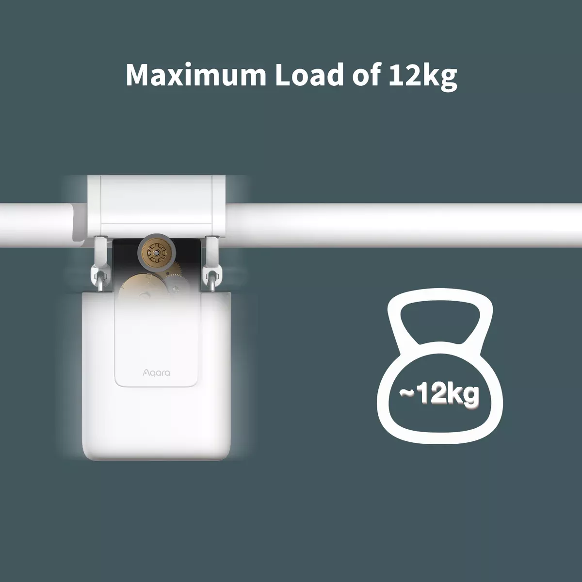Aqara E1 Smart Curtain Driver Rod Version | CM-M01-ROD - view 3