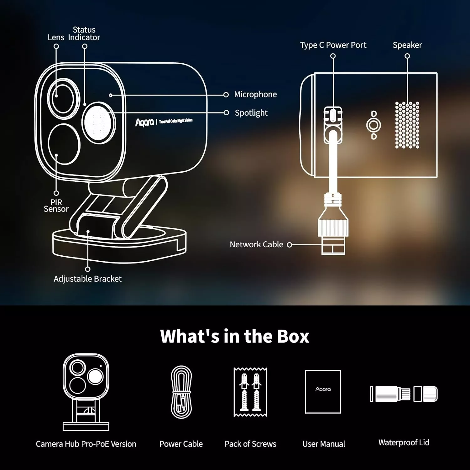 Aqara Camera Hub G5 Pro (PoE, White) | AQ-HUB-CAM-G5-PRO-POE-W - view 6