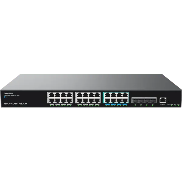 Grandstream Enterprise L3 Multi-Gigabit PoE Switch 420W | GWN7822P - view 3