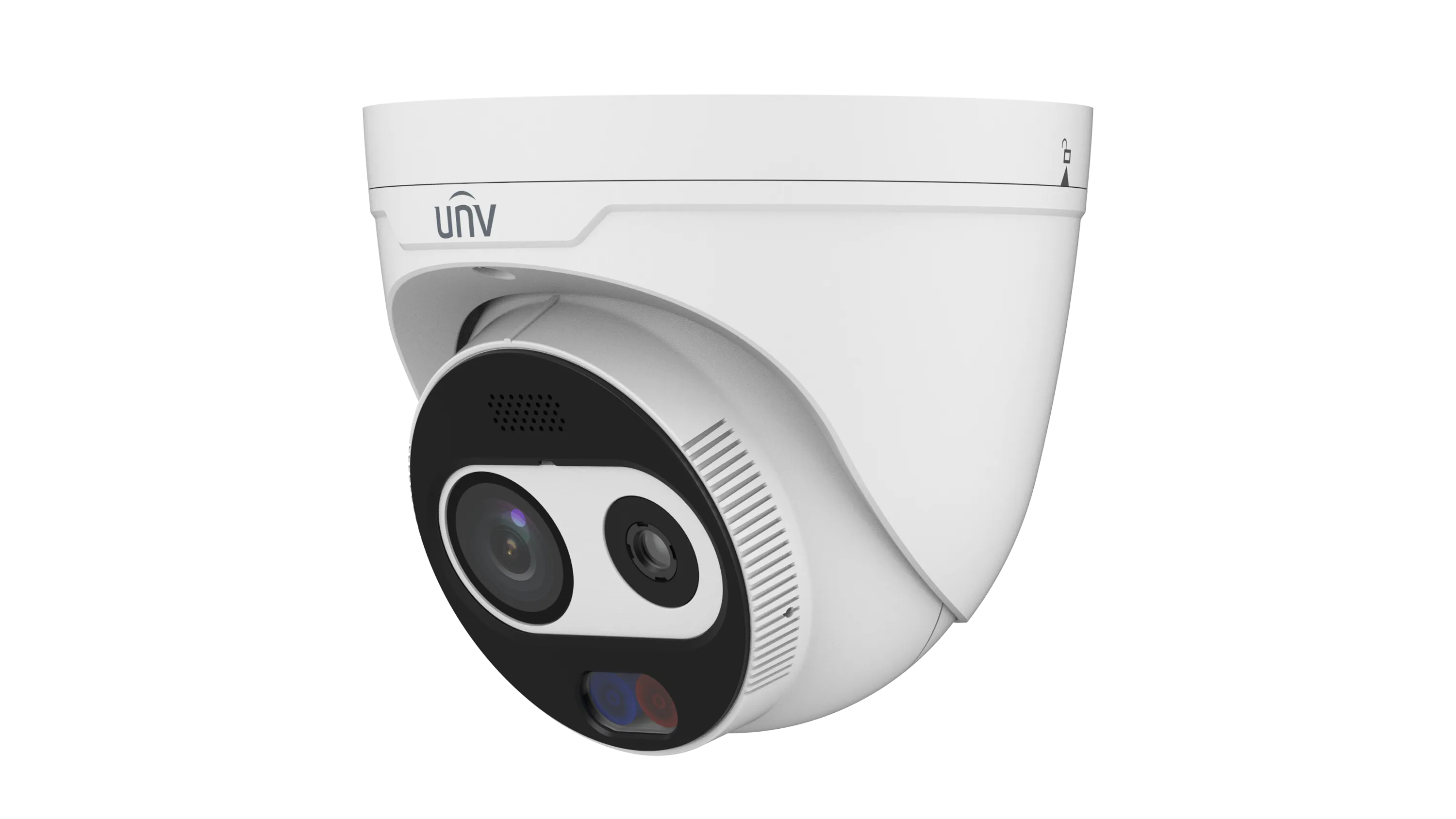 Uniview UNV 4MP Thermal Dual Spectrum Turret IP Camera 4mm(3mm Thermal) | TIC3612SA-F3-4F4AC-I1