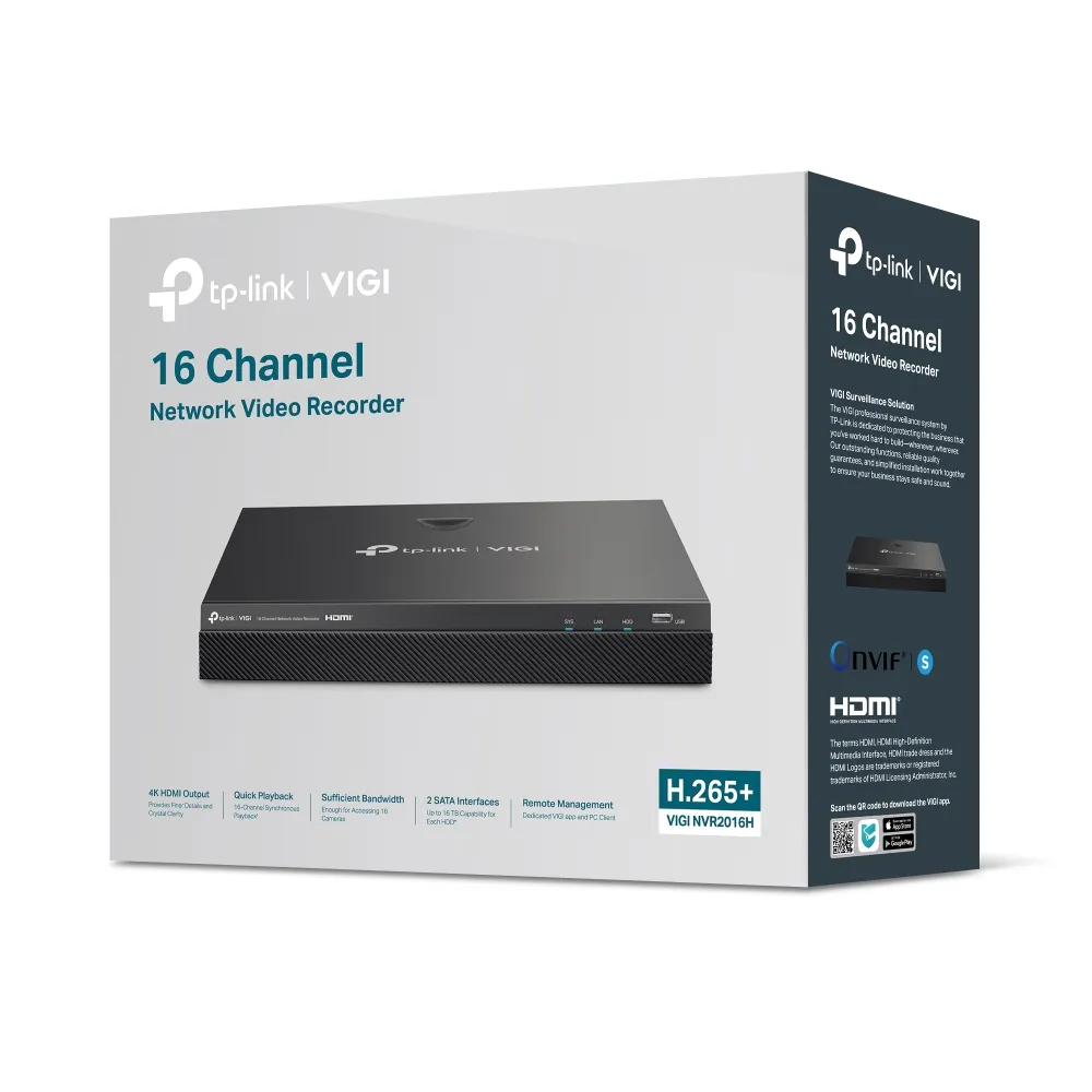 TP-Link VIGI 16-Channel 4K Network Video Recorder | NVR2016H - view 4