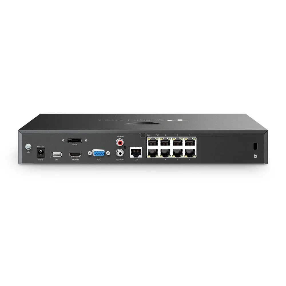 TP-Link VIGI 8-Channel 4K PoE+ NVR | NVR2008H-8MP - view 3