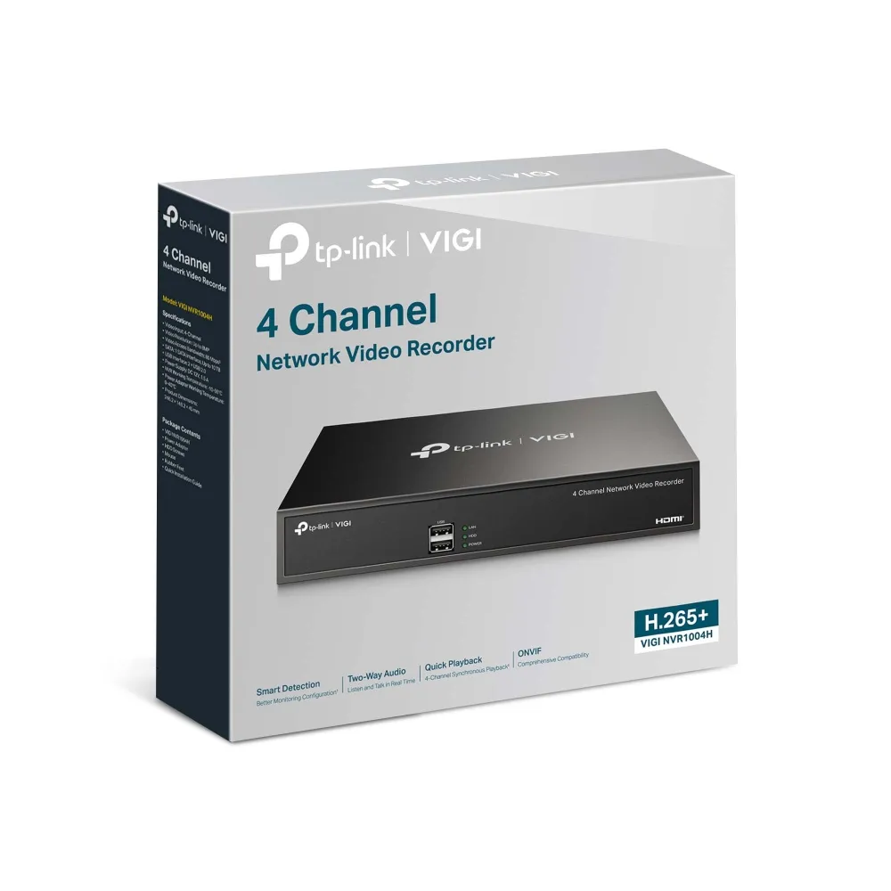 TP-Link VIGI  4-Channel 4K H.265+ Network Video Recorder | NVR1004H - view 4