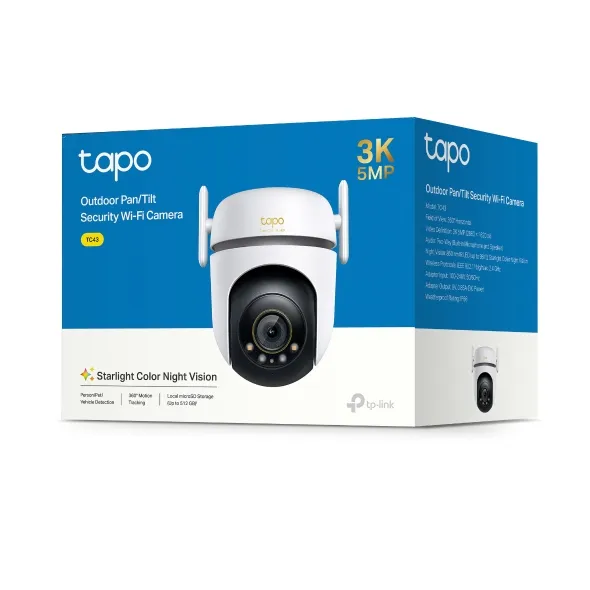 TP-Link Tapo 1080p Outdoor Pan/Tilt Wi-Fi Camera | TC43 - view 4