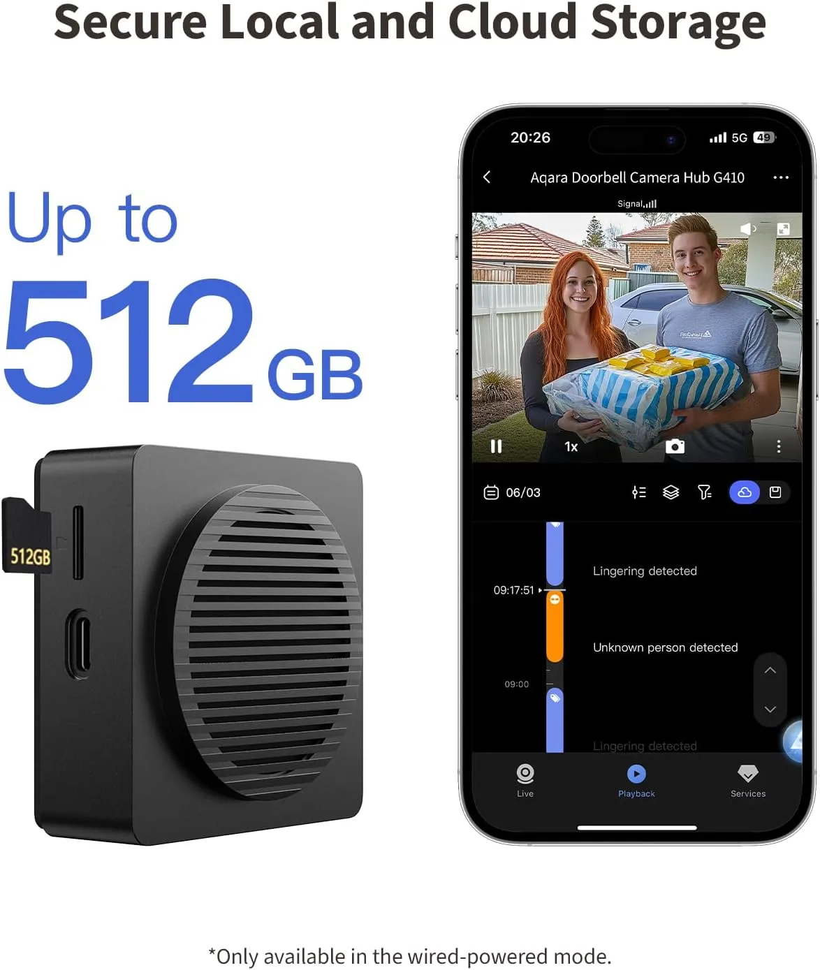 Aqara G4 HomeKit Video Doorbell Camera Hub | CH-C09D - view 3