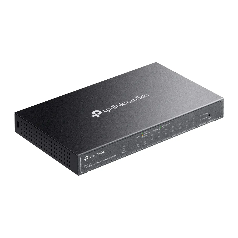 TP-Link Omada 10-Port Gigabit Easy Managed Switch with 8-Port PoE+ - view 3