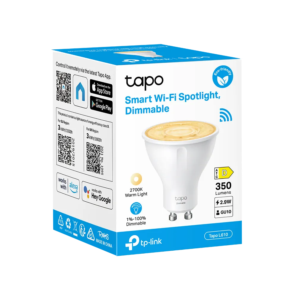 TP-Link Tapo L610 Smart Wi-Fi Dimmable Spotlight | L610 - view 2
