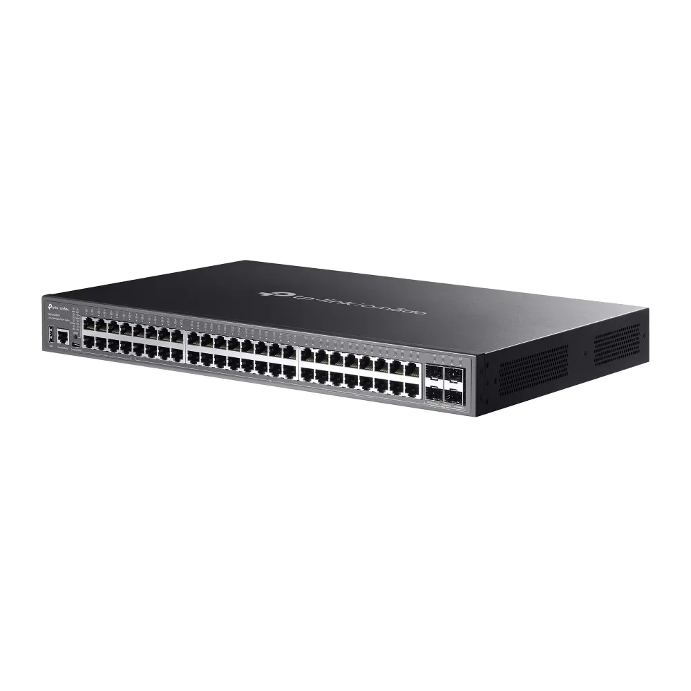 TP-Link Omada 48-Port Gigabit Stackable Lite L3 Managed PoE++ Switch with 4× 10G Slots - view 3