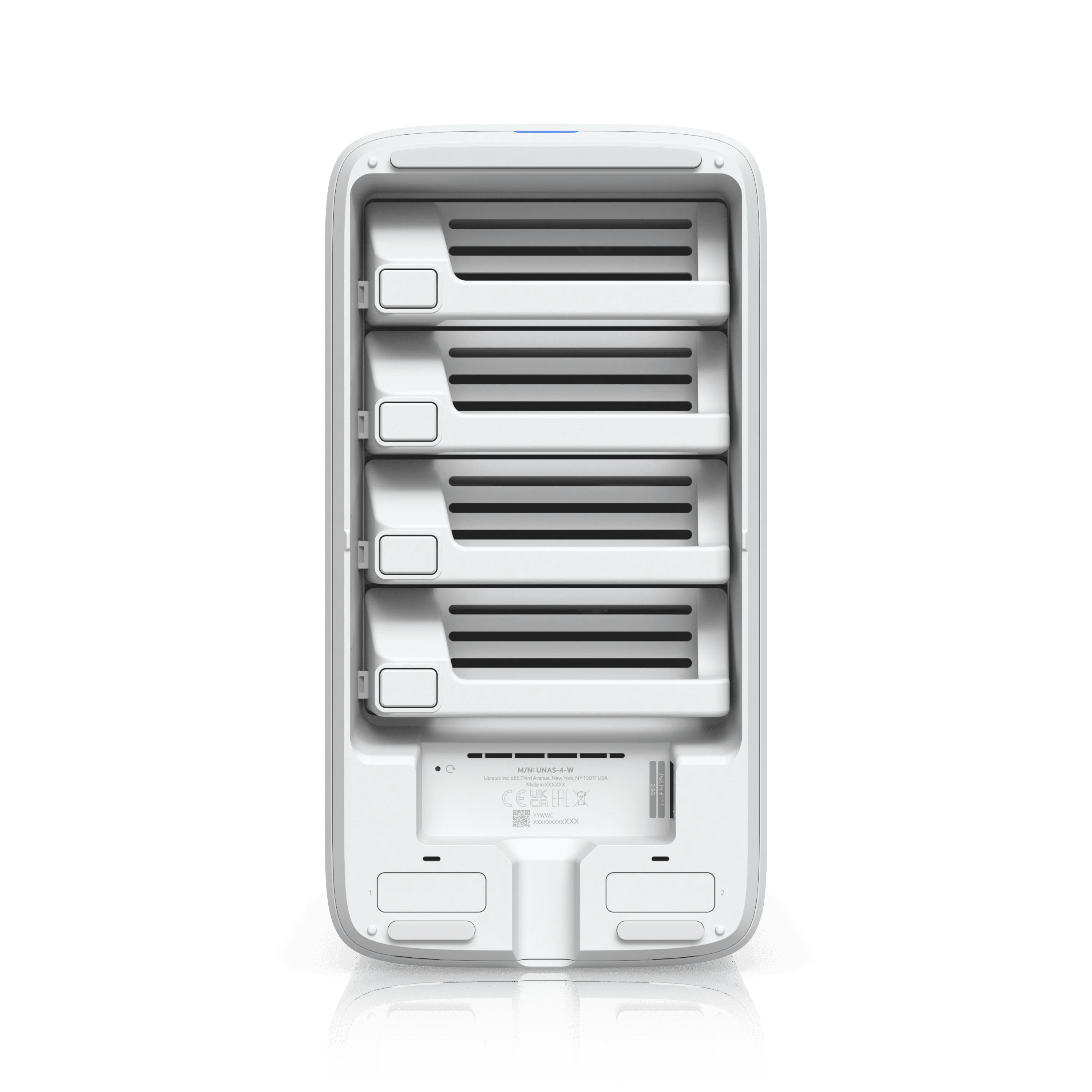 Ubiquiti UniFi NAS 4 Bay White | UNAS-4-W - view 5