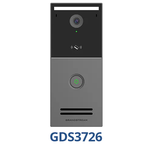 Grandstream SIP Doorphone intercom with 4MP video camera, IK10, RFID