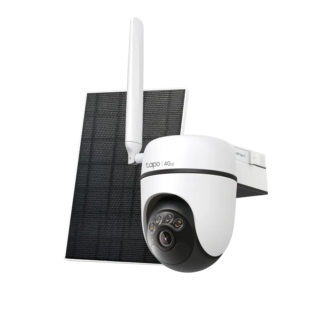 TP-Link Solar-Powered Pan/Tilt 4G LTE Security Camera Kit | Tapo C615G KIT