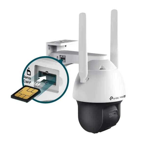 TP-Link VIGI 4MP Outdoor Full-Color 4G Pan Tilt Network Camera | TP-VIGI-C540-4G-4 - view 2