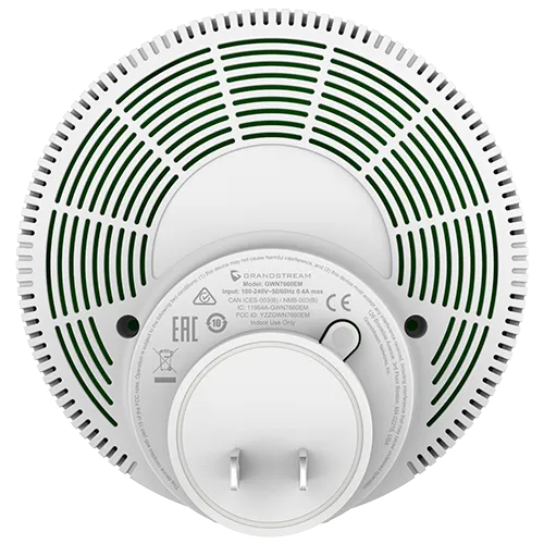 Grandstream Enterprise WiFi 6 Pluggable Indoor Access Point | GWN7660EM - view 4