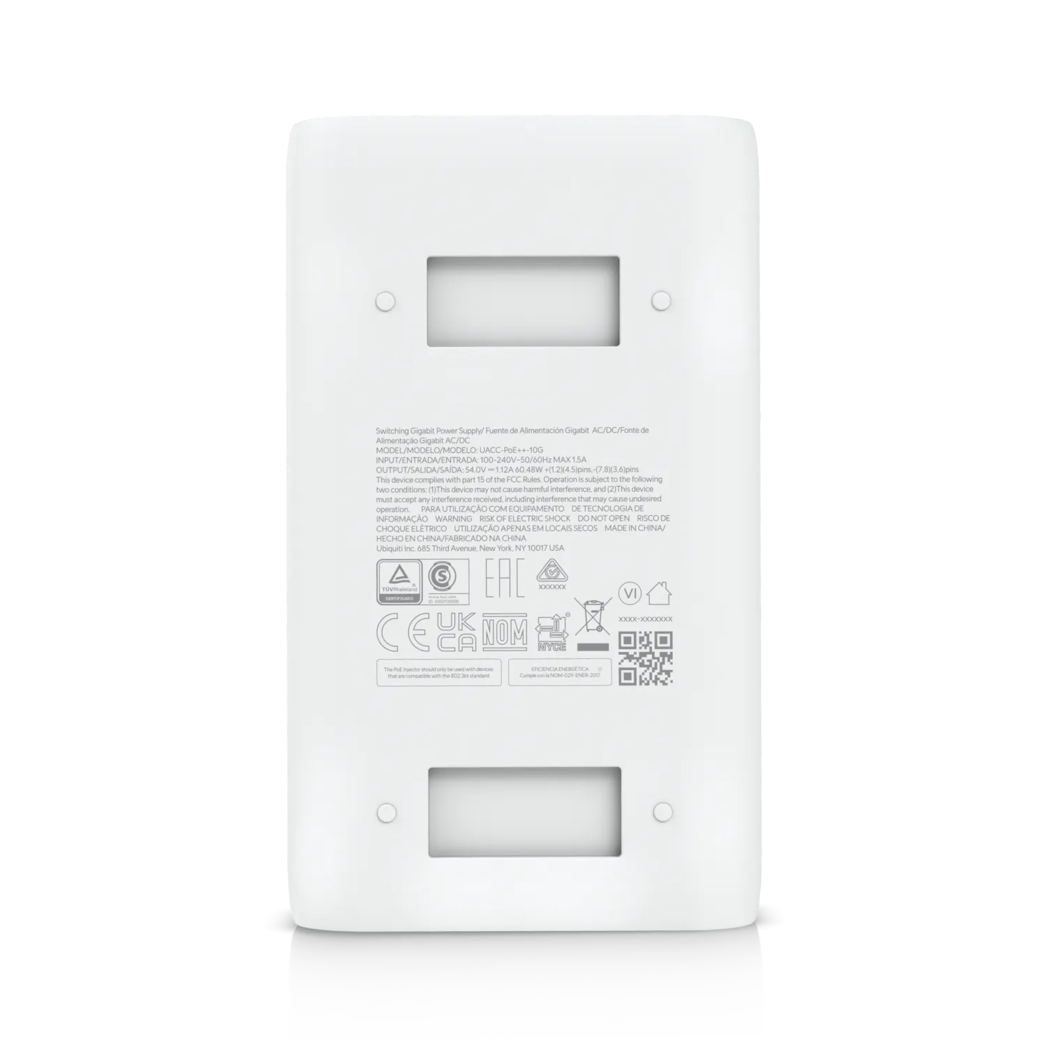 Ubiquiti 10GbE 54V 60W PoE++ Adapter | UACC-PoE++-10G - view 4