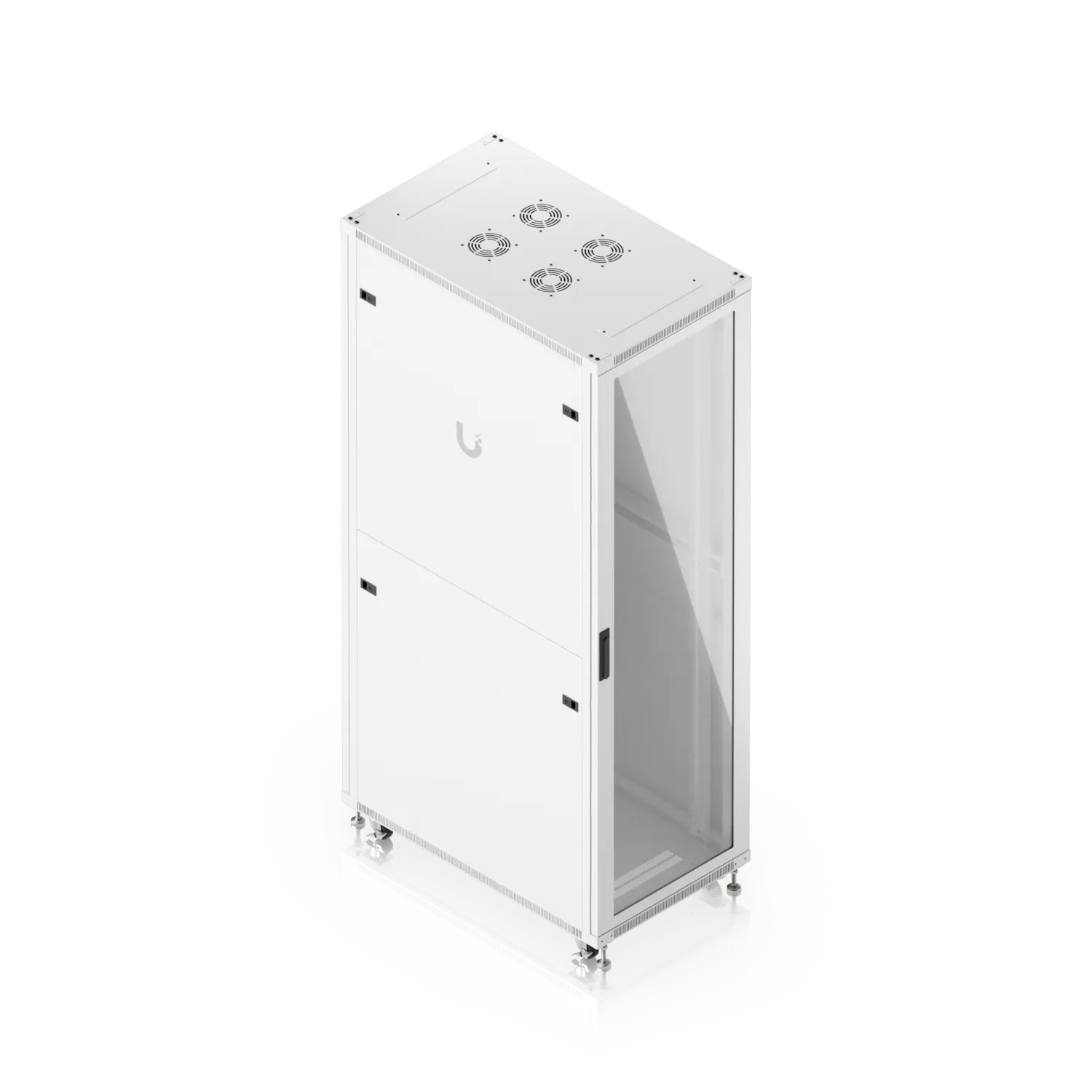 Ubiquiti Floor Standing Glass Door Server Cabinet | UACC-Rack-42U-1000-G - view 3