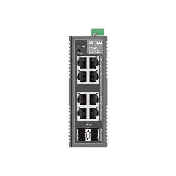 TP-Link Omada 8-Port Gigabit Industrial Easy Managed Switch with 6 Gigabit Ports and 2 SFP Ports - view 2