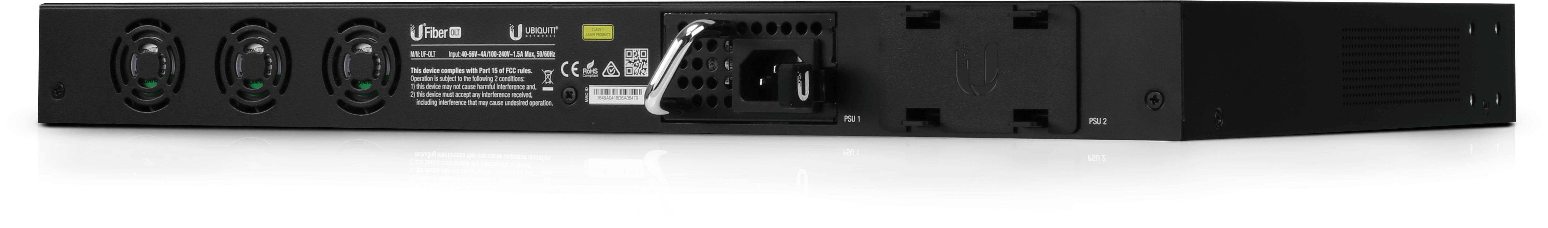 Ubiquiti UISP – UFiber GPON OLT Headend 8 Port OLT + 2 x SFP+ ports - view 2