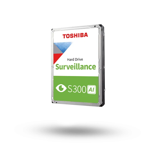 Toshiba S300 AI 8TB Surveillance HDD 3.5" | HDEB028ZSA51F