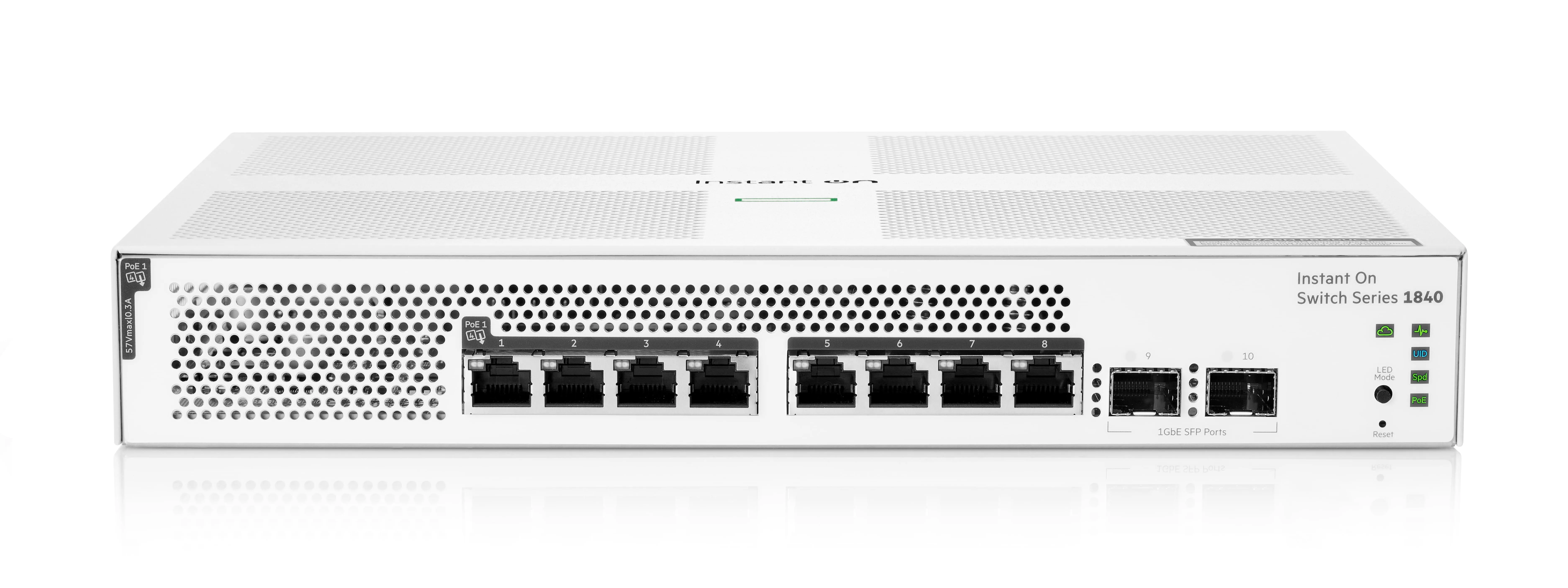 HPE Networking Instant On 1940 8 Port GbE 124W Poe Switch with 2 SFP Ports | S4A29A
