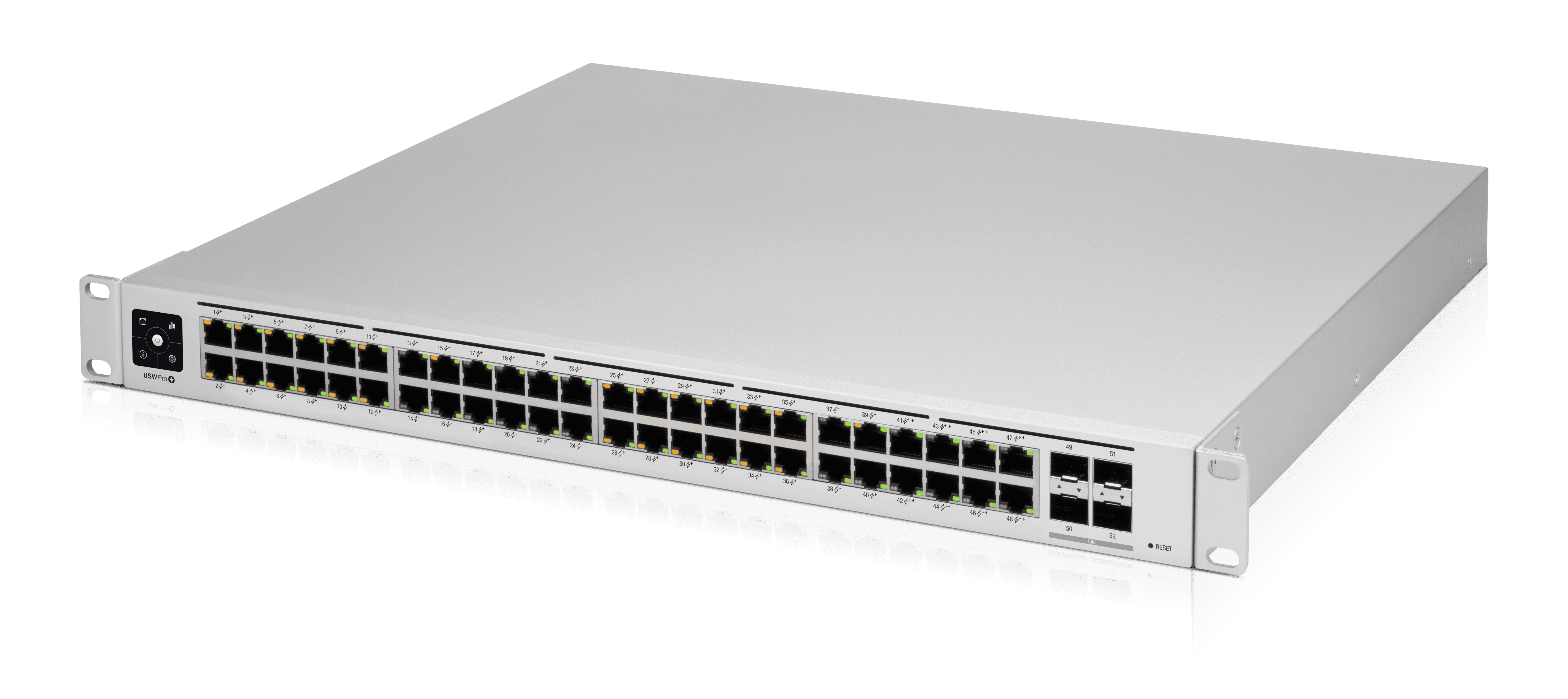 Ubiquiti UniFi Pro 48 Port 40 PoE 600W Switch 4SFP+ | USW-Pro-48-PoE - view 3