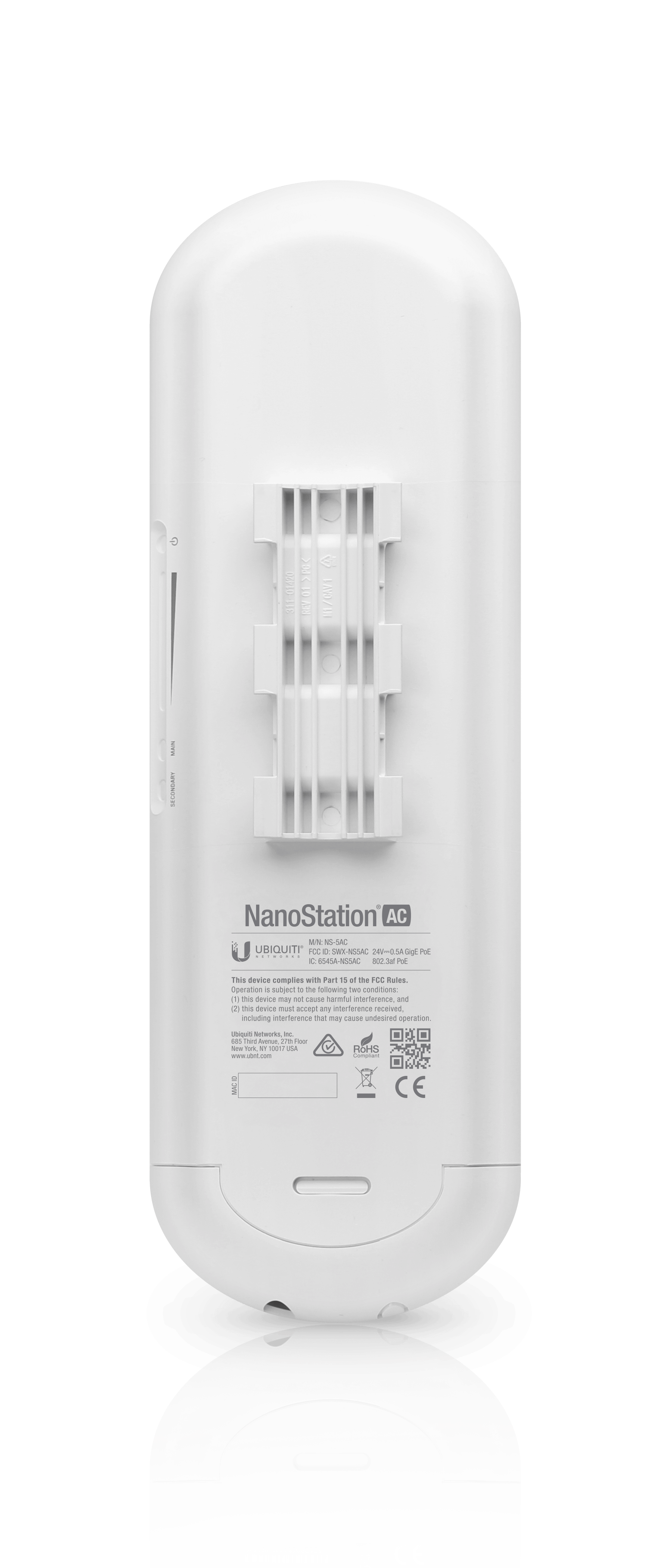 Ubiquiti UISP airMAX NanoStation 5AC 5 GHz 16dBi Radio Includes POE Injector | NS-5AC - view 2