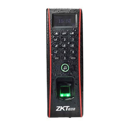 ZKTeco - F17 Biometric Outdoor Fingerprint, Code &amp; RFID Outdoor Stand Alone Reader