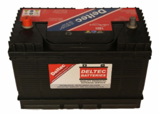 Deltec 12V 105Ah Sealed Lead Acid Battery, Stud Terminal.