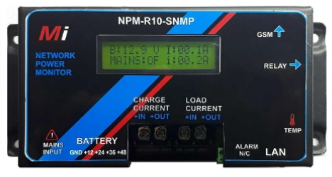 Micro Instruments Enclosed NPM R10, SNMP, 12-48v, 50 Amp, Double Current