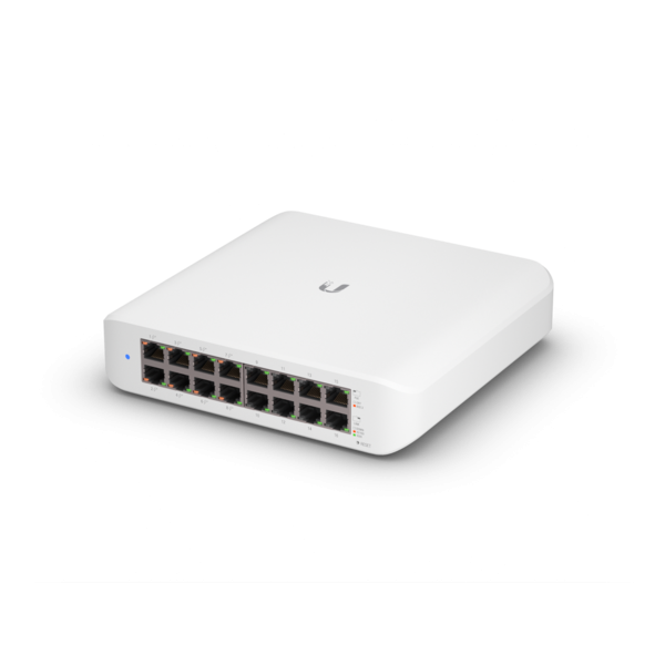 Ubiquiti UniFi Lite 16 Port Gigabit 8PoE 45W Switch | USW-Lite-16-POE - view 3