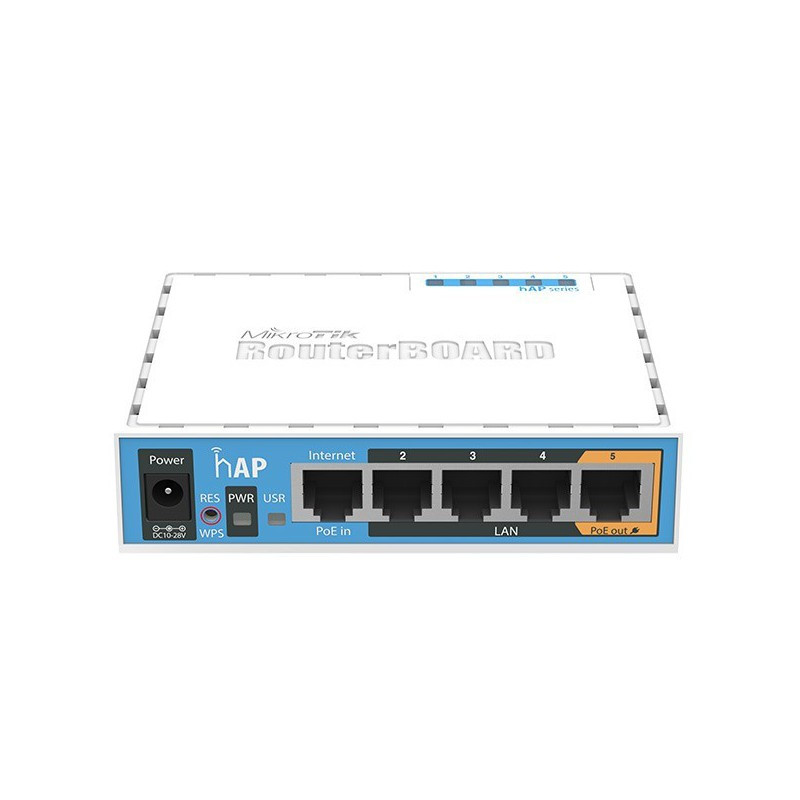 MikroTik hAP - 2.4GHz desktop Wi-Fi Router - view 2