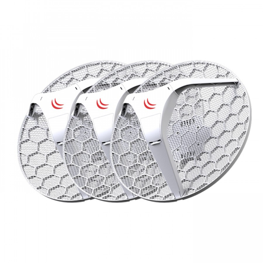 MikroTik LHG 5 - 5GHz Outdoor grid CPE - 3 pack - view 3