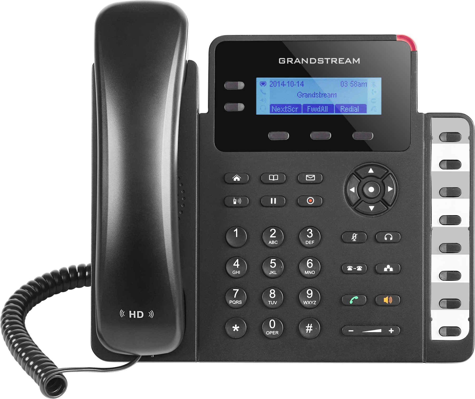 Grandstream 2 Line Gigabit Desk Phone | GXP1628 - view 2