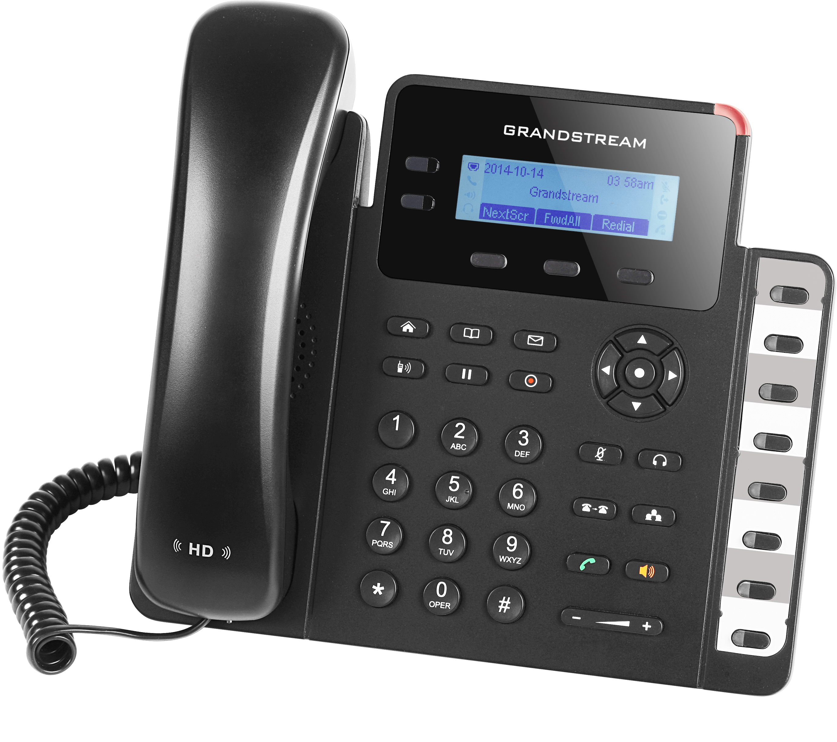 Grandstream 2 Line Gigabit Desk Phone | GXP1628 - view 4