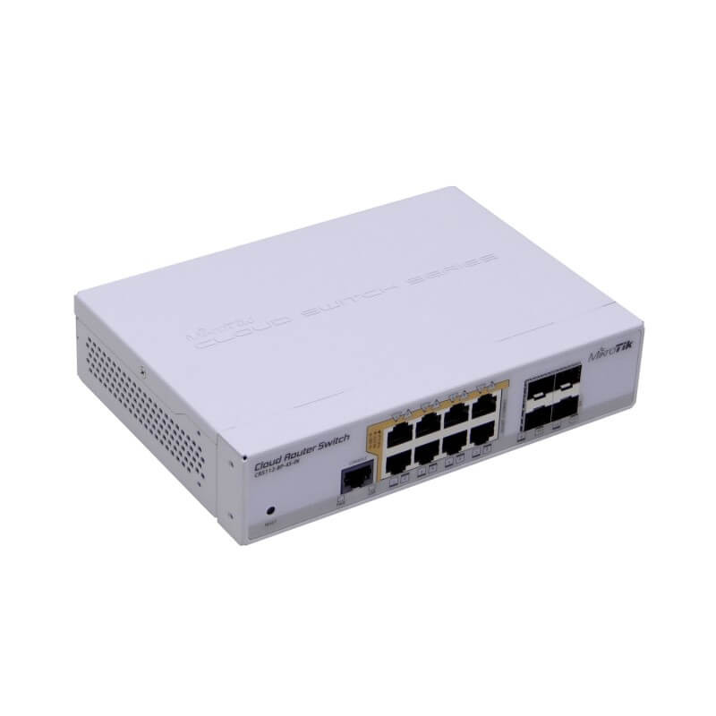 MikroTik Cloud Router Switch 8 Port PoE 4SFP | CRS112-8P-4S-IN - view 3