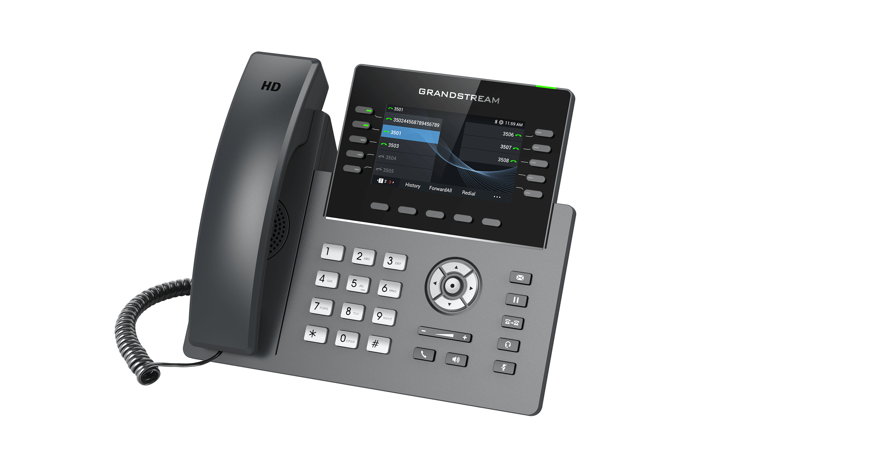 Grandstream 10 Line Carrier Wi-Fi Desk Phone | GRP2615 - view 2