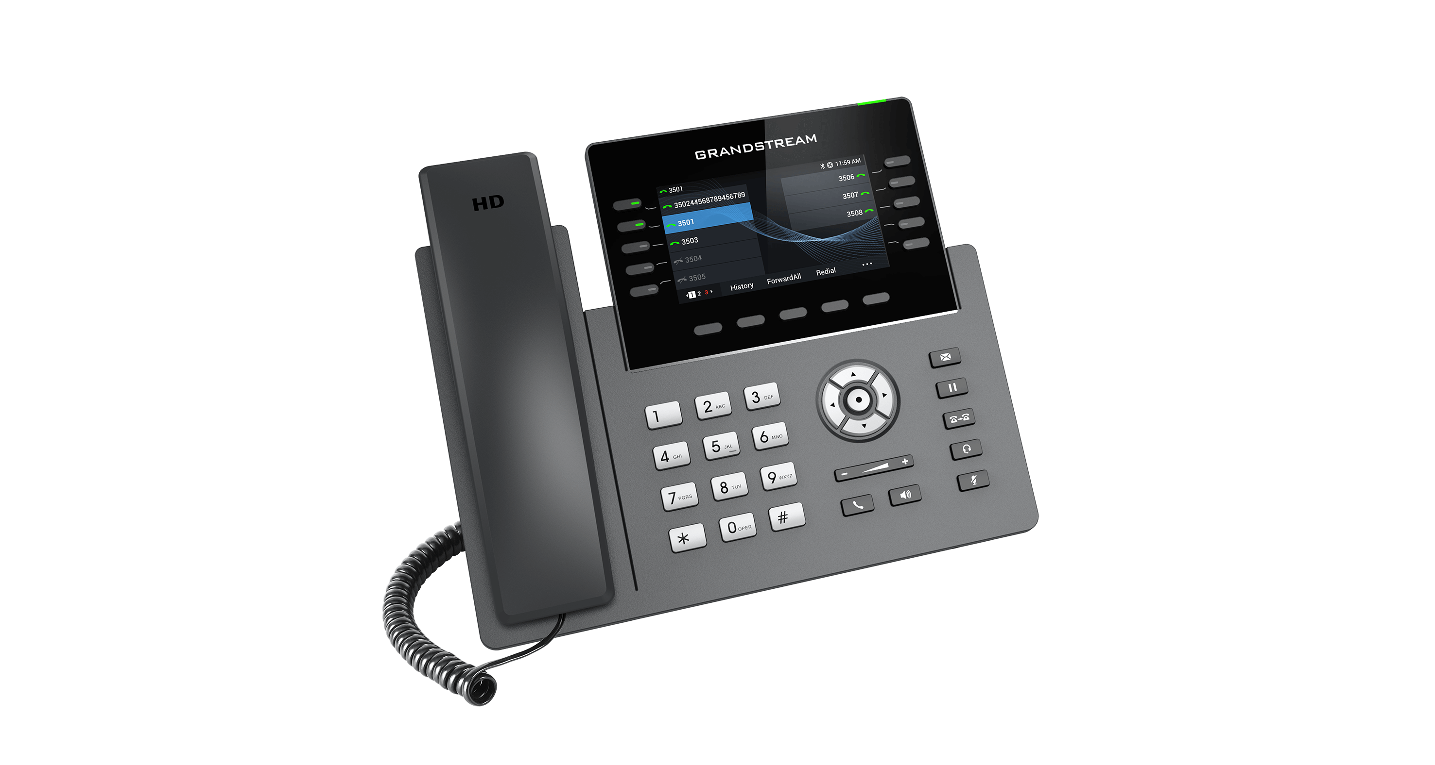 Grandstream 10 Line Carrier Wi-Fi Desk Phone | GRP2615 - view 3