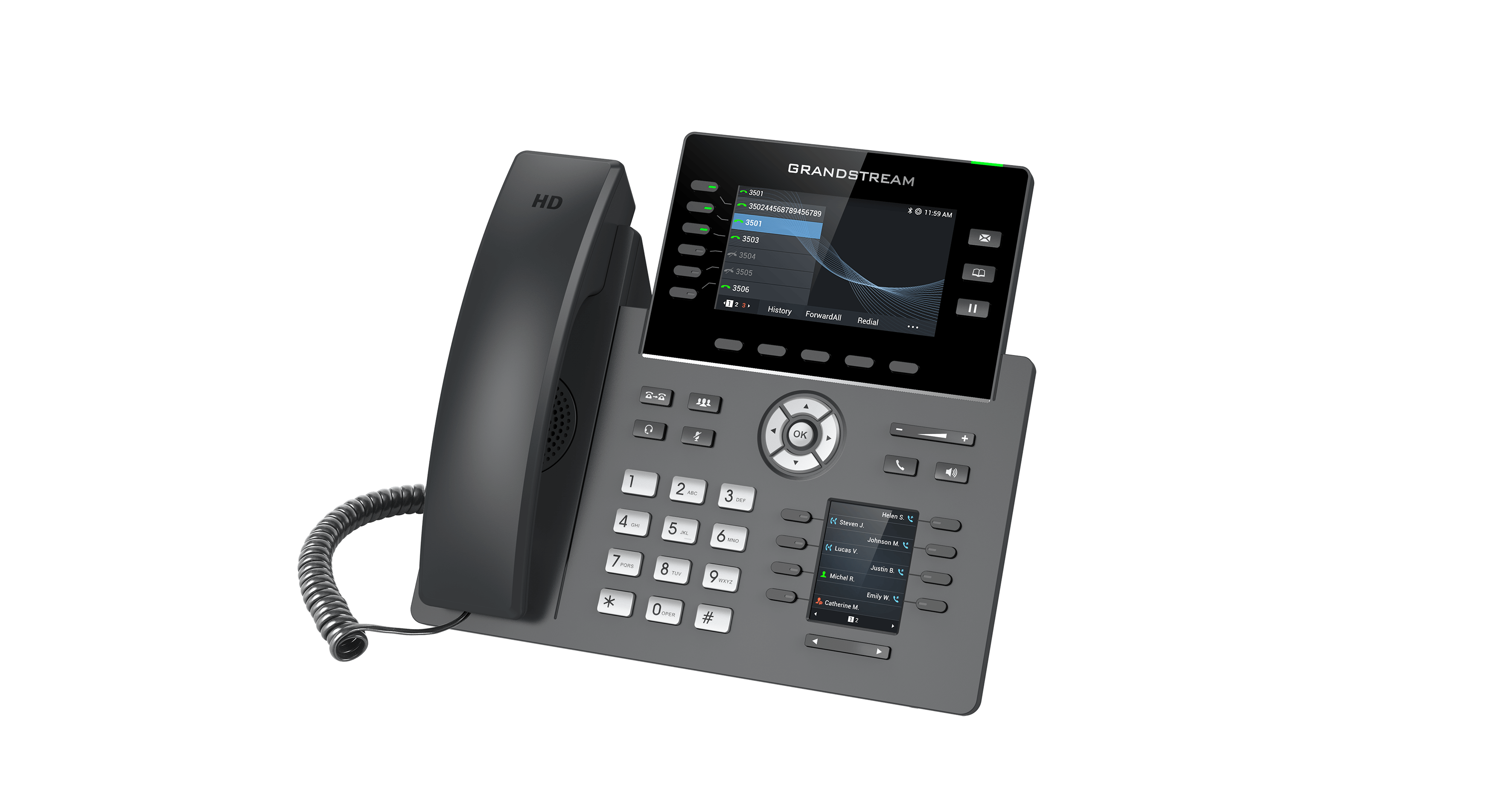 Grandstream 6-Line Carrier Desk Phone - view 3