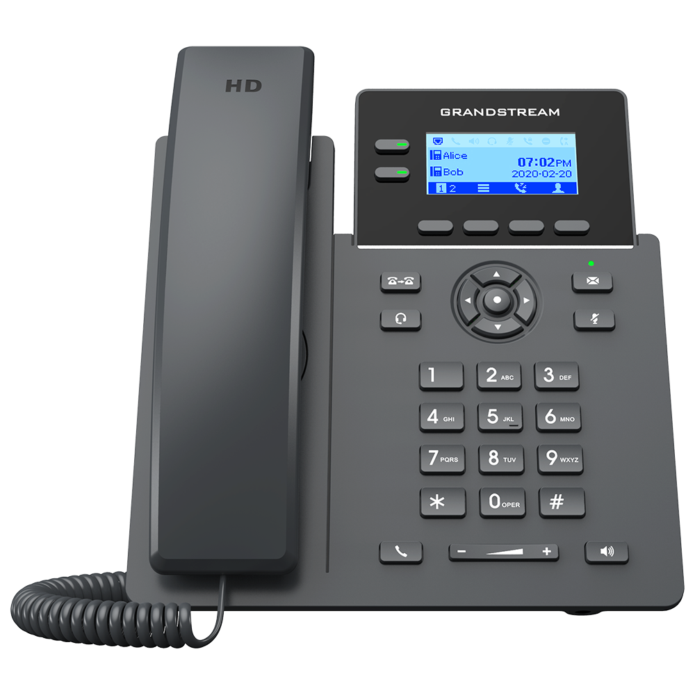 Grandstream 2-Line Wi-Fi Desk Phone NO PoE