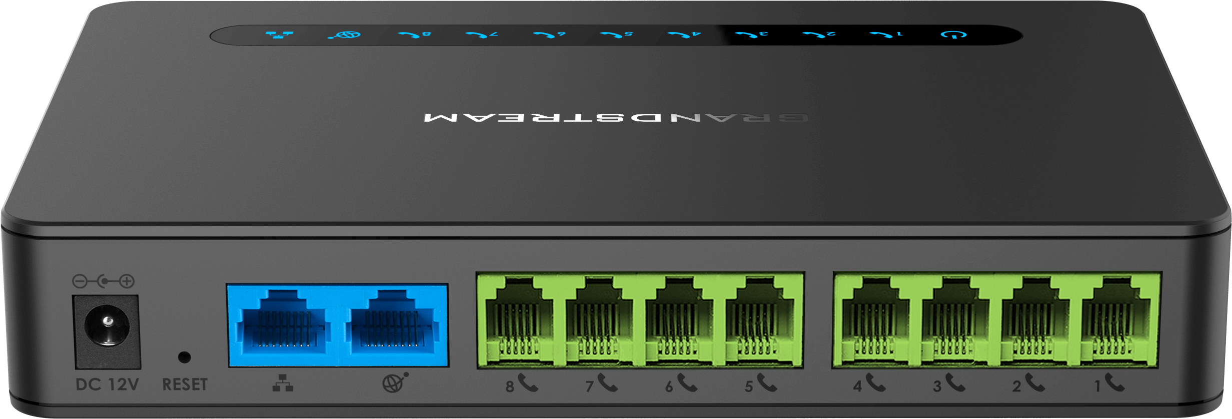 Grandstream SIP ATA 8 Port FXS Gateway | HT-818 - view 3