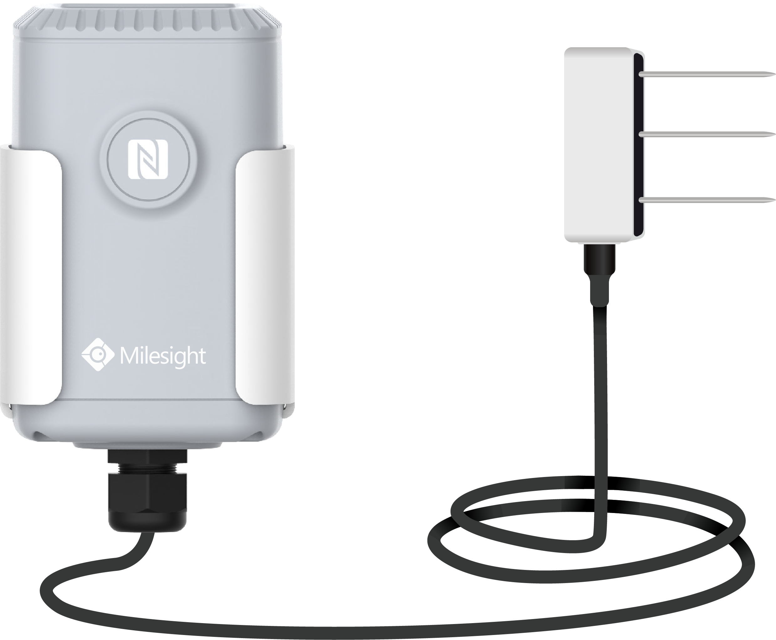 Milesight Soil Moisture, Temperature and Electrical Conductivity Sensor - view 2