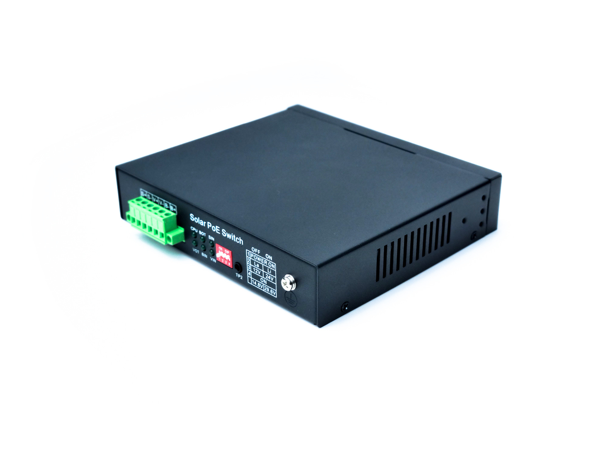 5 Port Gigabit MPPT Solar POE switch (Selectable IEEE802.3af/at/POE++) + 1 SFP port. - view 6