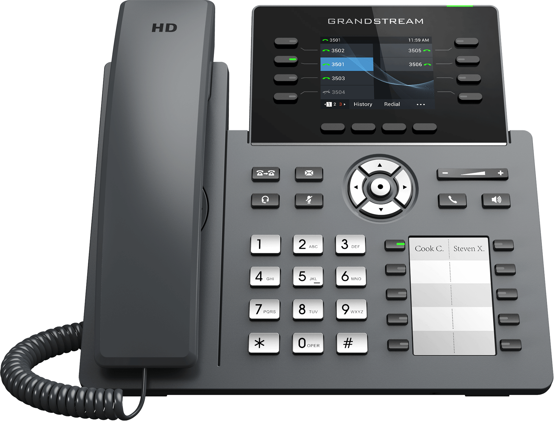 Grandstream 8 Line Carrier WiFi Desk Phone | GRP2634