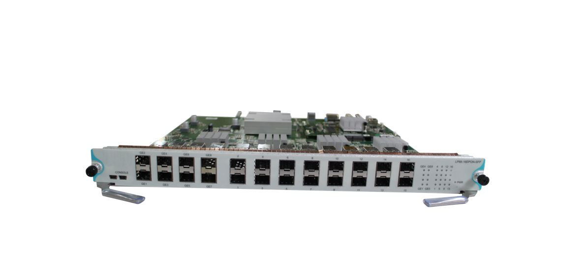BDCOM OLT EPON Chassis interface board with 16 EPON Ports