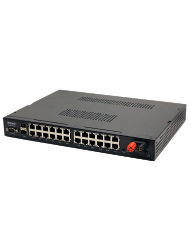 Netonix 24 Port Managed 400W Passive DC POE Switch + 2 SFP Uplink Ports NCS Model