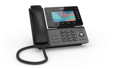 Snom D862 8-line Desktop SIP Phone - No PSU Included - Hi-Res 5" Colour TFT Display - USB