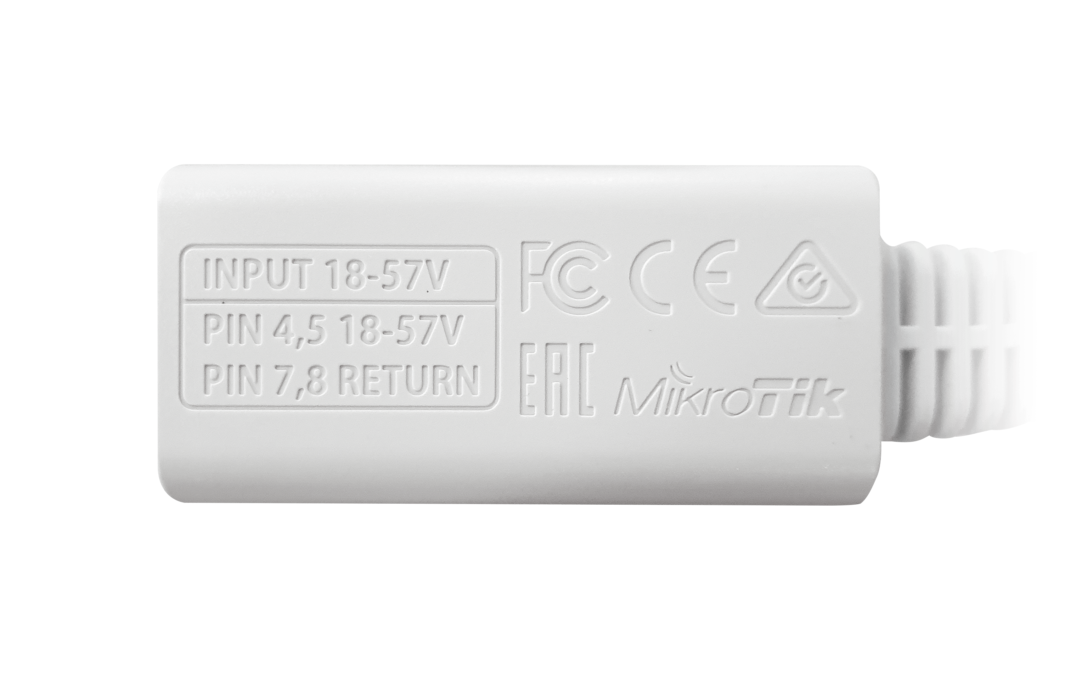 MikroTik Passive Gigabit PoE injector - view 2