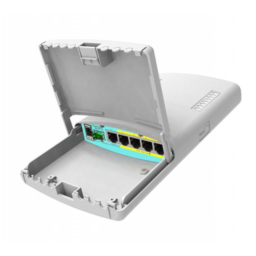 MikroTik PowerBox Pro - Outdoor PoE Router with 5 Gb and 1 SFP port - view 2