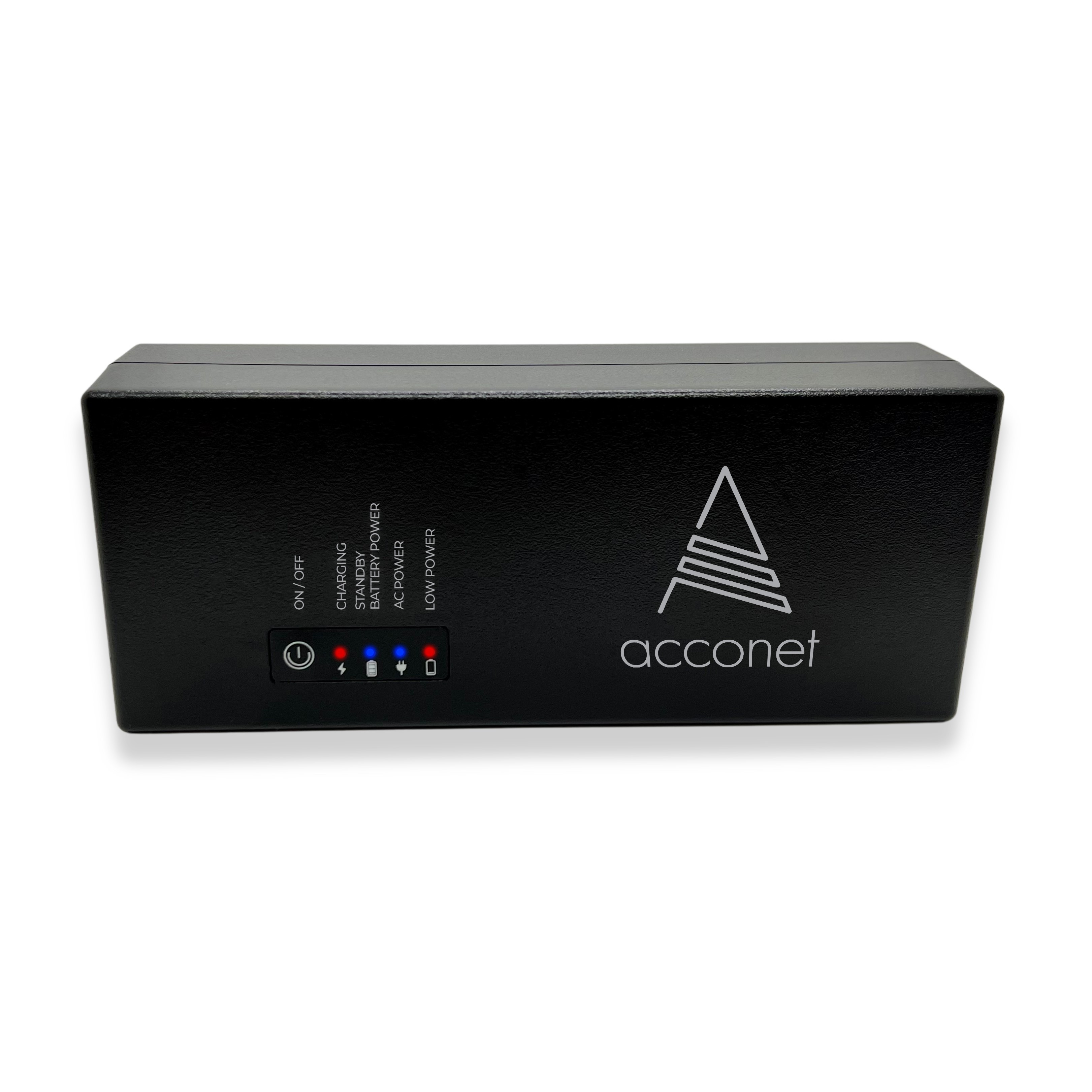 Acconet Mini UPS DC Jack Input 12V 2.3A | AC-UPS-MINI-V2